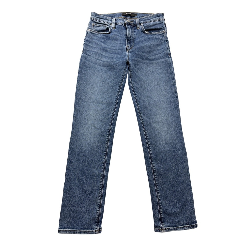Hudson Nico Straight Jeans Womens 26 Blue Medium Wash Mid Rise Slim Stretch